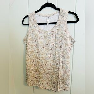 Kühl Lightweight Scoop Neck Tank Top - Neutral Floral / L